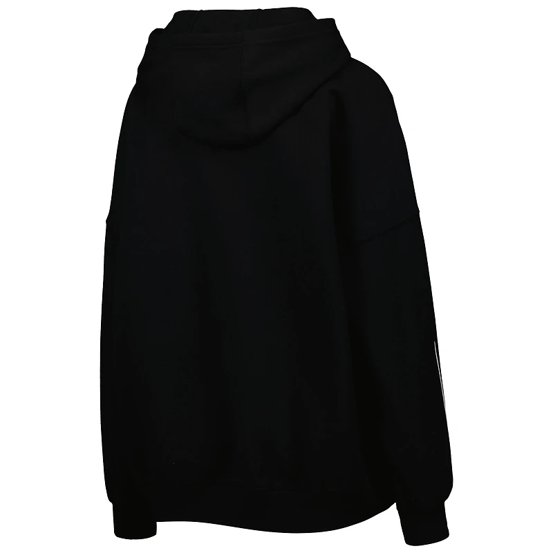 Sweat à capuche Tommy Hilfiger New Orleans Saints Becca pour femme avec épaules tombantes noires