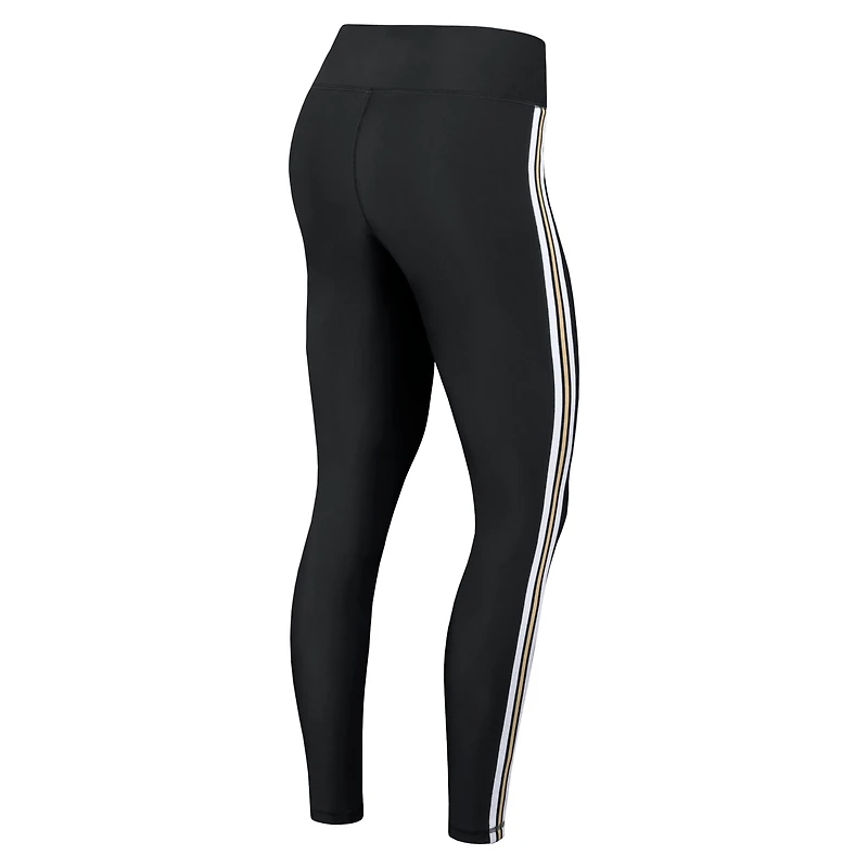 Leggings à blocs de couleurs noirs New Orleans Saints pour femmes WEAR by Erin Andrews