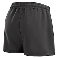 Ensemble de détente pour femme WEAR by Erin Andrews avec t-shirt à manches longues et short en molleton délavé noir New Orleans Saints