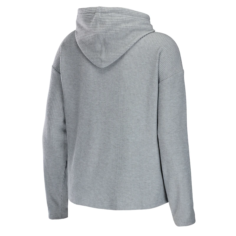 Women's WEAR by Erin Andrews Heathered Gray New Orleans Saints Pullover Hoodie & Pants Lounge Set
