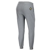 Women's WEAR by Erin Andrews Heathered Gray New Orleans Saints Pullover Hoodie & Pants Lounge Set