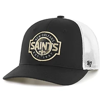 Casquette ajustable New Orleans Saints Scramble '47 noire/blanche pour jeune