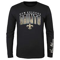 Youth Gold/Black New Orleans Saints Fan Fave T-Shirt Combo Set