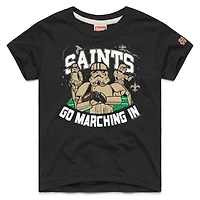Youth Homage Black New Orleans Saints Star Wars x NFL Tri-Blend T-Shirt
