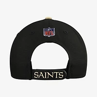 Youth New Era  Black/Gold New Orleans Saints 2026 NFL Draft Pre-Curved 9FIFTY Snapback Hat