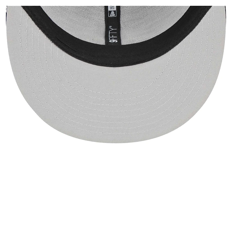 Youth New Era Black New Orleans Saints  Main Trucker 9FIFTY Snapback Hat