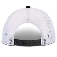 Youth New Era Black New Orleans Saints Tear 9FIFTY Trucker Snapback Hat
