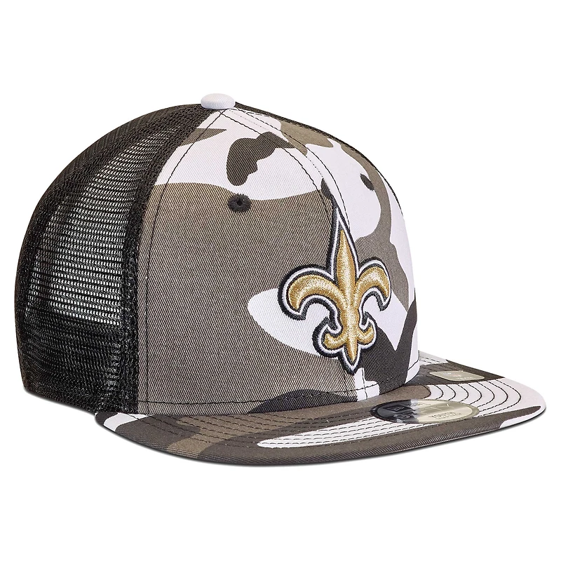 Casquette Snapback 9FIFTY New Orleans Saints Trucker New Era camouflage/noir pour jeune