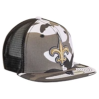 Casquette Snapback 9FIFTY New Orleans Saints Trucker New Era camouflage/noir pour jeune