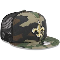 Youth New Era Camo New Orleans Saints  Main Trucker 9FIFTY Snapback Hat
