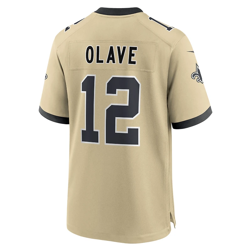 Maillot Nike Chris Olave blanc pour jeune des Saints de la Nouvelle-Orléans
