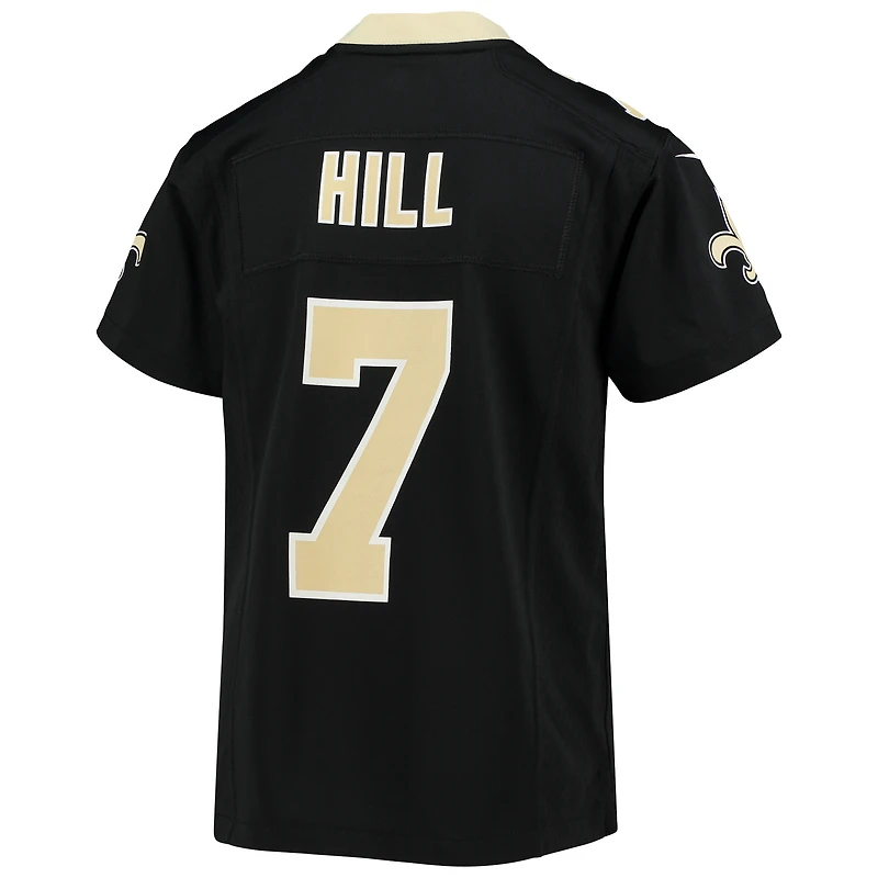 Youth Nike Taysom Hill Black New Orleans Saints Game Jersey