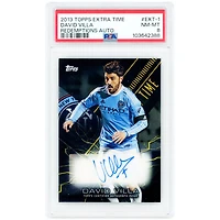 David Villa New York City FC Autographed 2013 Topps MLS Redemption #EXT-1 #19/99 PSA Authenticated 8 Card