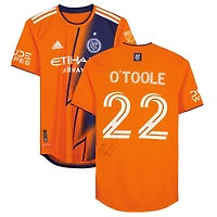 Kevin O'Toole New York City FC Autographed Match-Used #22 Orange Jersey from the 2023 MLS Season
