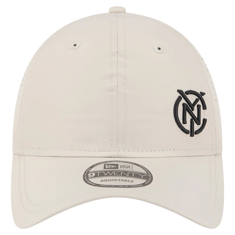 Casquette ajustable New York City FC Active 9TWENTY pour homme de couleur tan de New Era