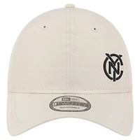 Casquette ajustable New York City FC Active 9TWENTY pour homme de couleur tan de New Era