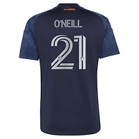 Maillot réplique adidas Aiden O’Neill bleu New York City FC 2026 « The All Nations Kit » pour homme