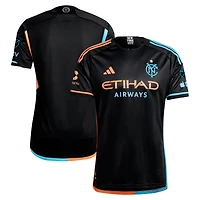Maillot adidas New York City FC 2024 24/7 authentique pour homme - Noir