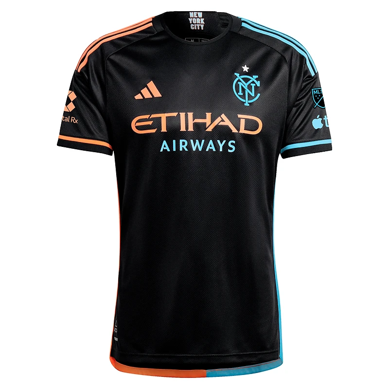 Men's adidas  Black New York City FC 2024 24/7 Kit Authentic Jersey