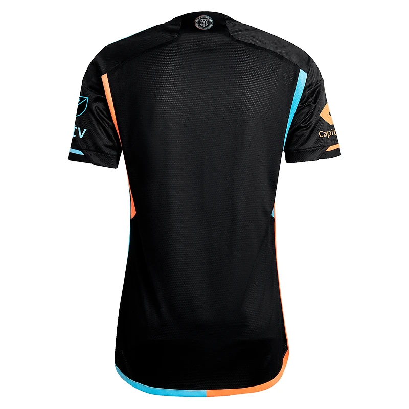 Men's adidas  Black New York City FC 2024 24/7 Kit Authentic Jersey
