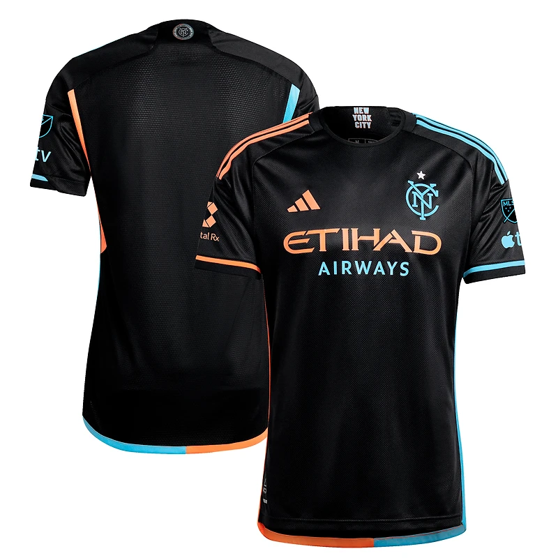 Men's adidas Black New York City FC 2024 24/7 Kit Authentic Jersey