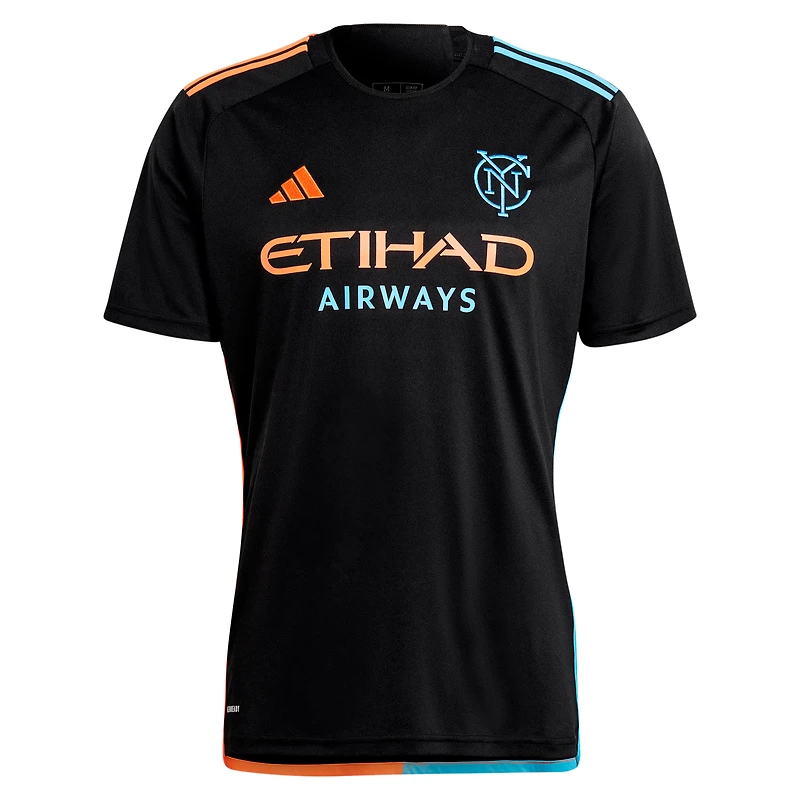 Men's adidas Black New York City FC 2024 24/7 Kit Replica Jersey