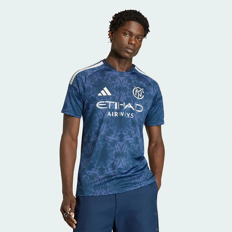 Maillot réplique adidas bleu New York City FC 2026 « The All Nations » pour homme