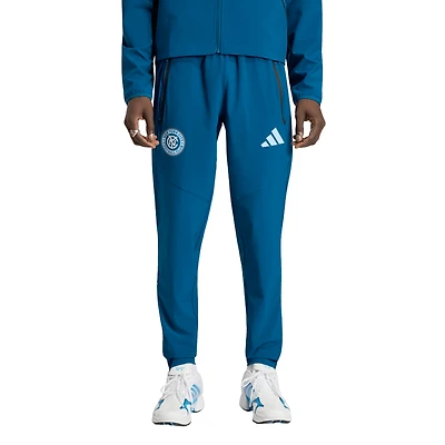 Men's adidas  Blue New York City FC Tiro Travel Pants