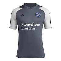 Men's adidas Gray New York City FC 2024 AEROREADY Training Jersey