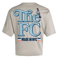 T-shirt adidas gris New York City FC Soft Lux pour homme