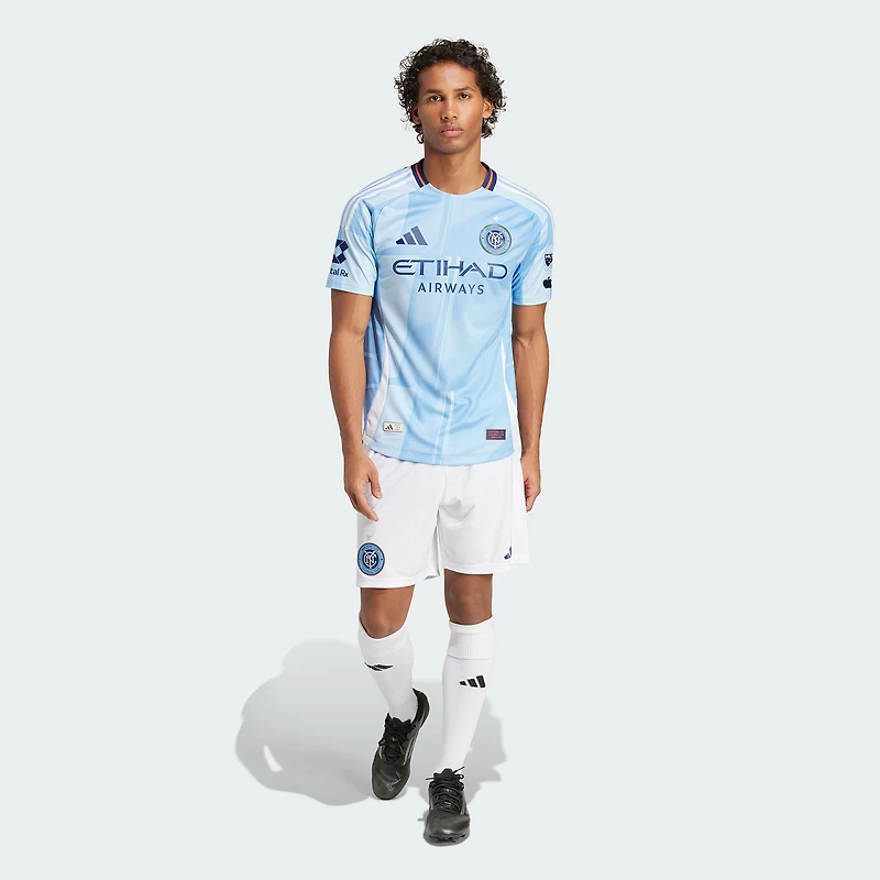 Maillot authentique adidas New York City FC 2025 The Excelsior Kit bleu clair pour homme