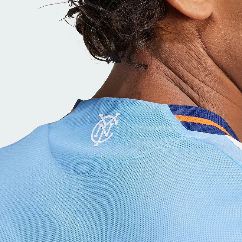 Maillot authentique adidas New York City FC 2025 The Excelsior Kit bleu clair pour homme
