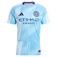 Maillot réplique du kit Excelsior New York City FC 2025 bleu clair adidas pour homme