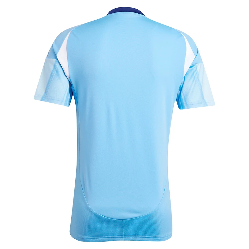 Maillot réplique du kit Excelsior New York City FC 2025 bleu clair adidas pour homme