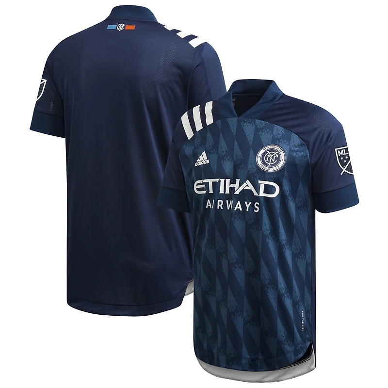 Maillot adidas bleu marine New York City FC 2020 Gotham authentique pour homme
