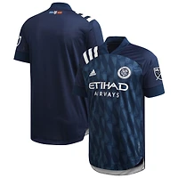 Maillot adidas bleu marine New York City FC 2020 Gotham authentique pour homme