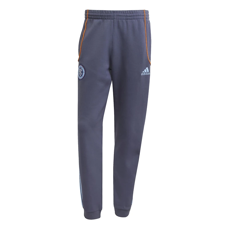 Men's adidas Navy New York City FC 2025 Travel Pants