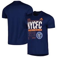 Men's adidas Navy New York City FC Club DNA Performance T-Shirt