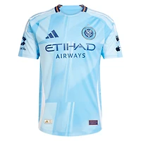 Maillot authentique adidas Nicolás Fernández Mercau bleu clair New York City FC 2025 « The Excelsior Kit » pour homme