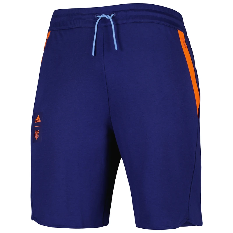 Short de voyage adidas Royal New York City FC 2023 Player pour homme