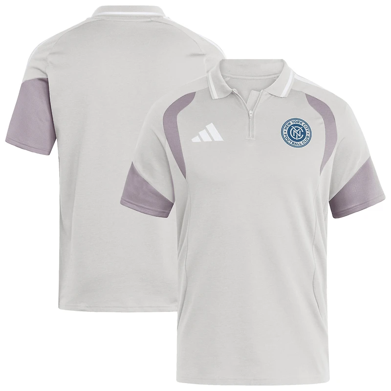 Polo de compétition adidas Silver New York City FC 2026 Tiro pour homme