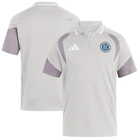 Polo de compétition adidas Silver New York City FC 2026 Tiro pour homme