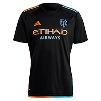 Men's adidas Strahinja Tanasijevic Black New York City FC 2024 24/7 Kit Replica Player Jersey
