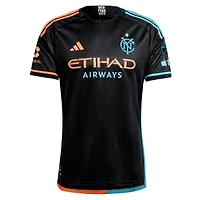 Men's adidas Thiago Martins Black New York City FC 2024 24/7 Kit Authentic Player Jersey