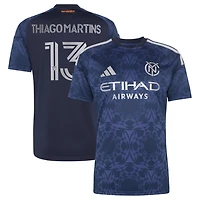 Men's adidas Thiago Martins Blue New York City FC 2026 The All Nations Kit Replica Jersey
