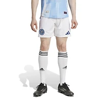 Short adidas blanc New York City FC Domicile 2025 The Excelsior Kit Authentic pour homme