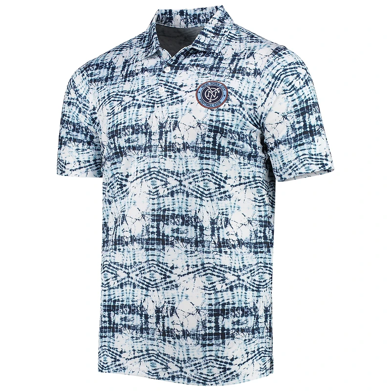 Men's Antigua Navy New York City FC Vivid Polo