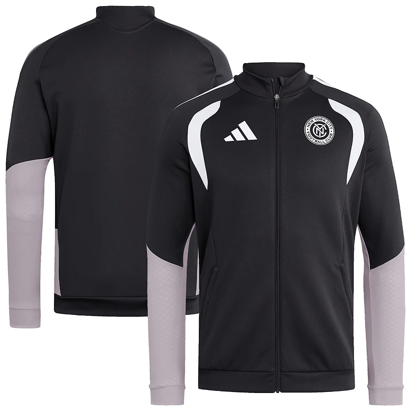 Veste d'entraînement zippée intégrale noire pour homme New York City FC 2026