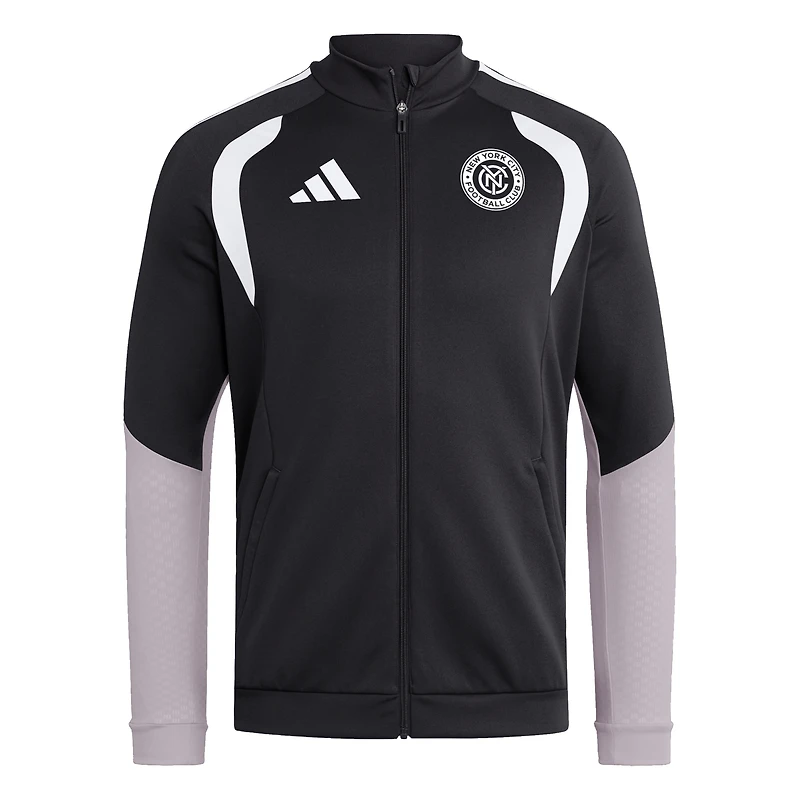 Veste d'entraînement zippée intégrale noire pour homme New York City FC 2026
