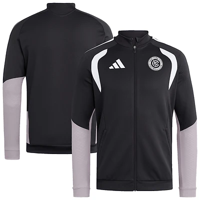 Men's  Black New York City FC 2026 Competition Training Full-Zip Jacket